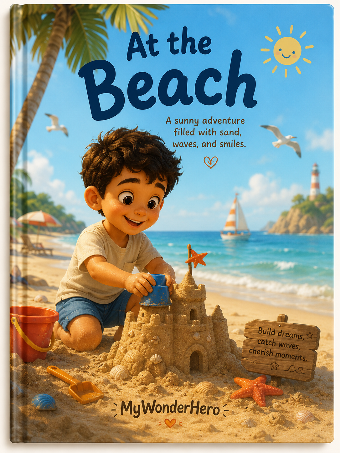 at the beach
